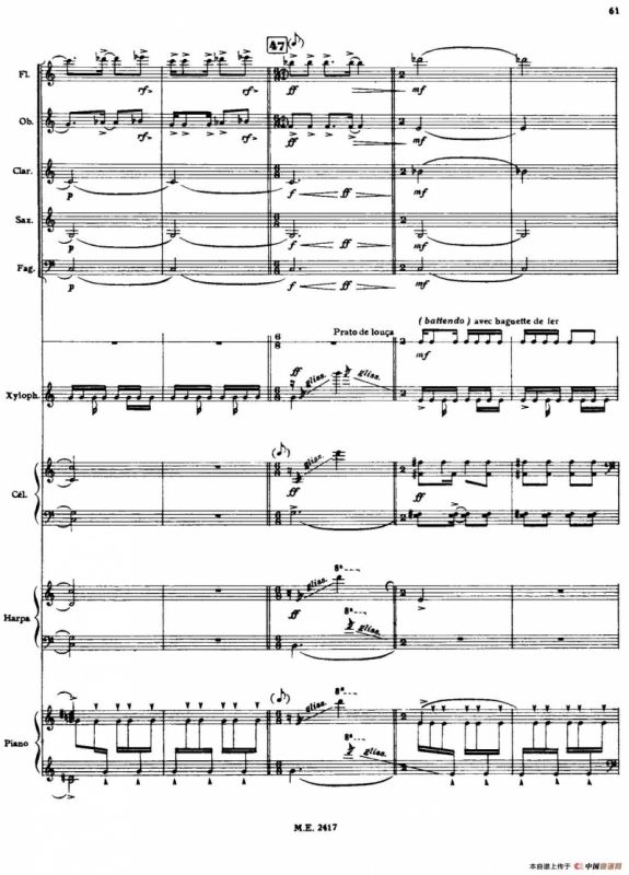 Nonetto（管乐团总谱）