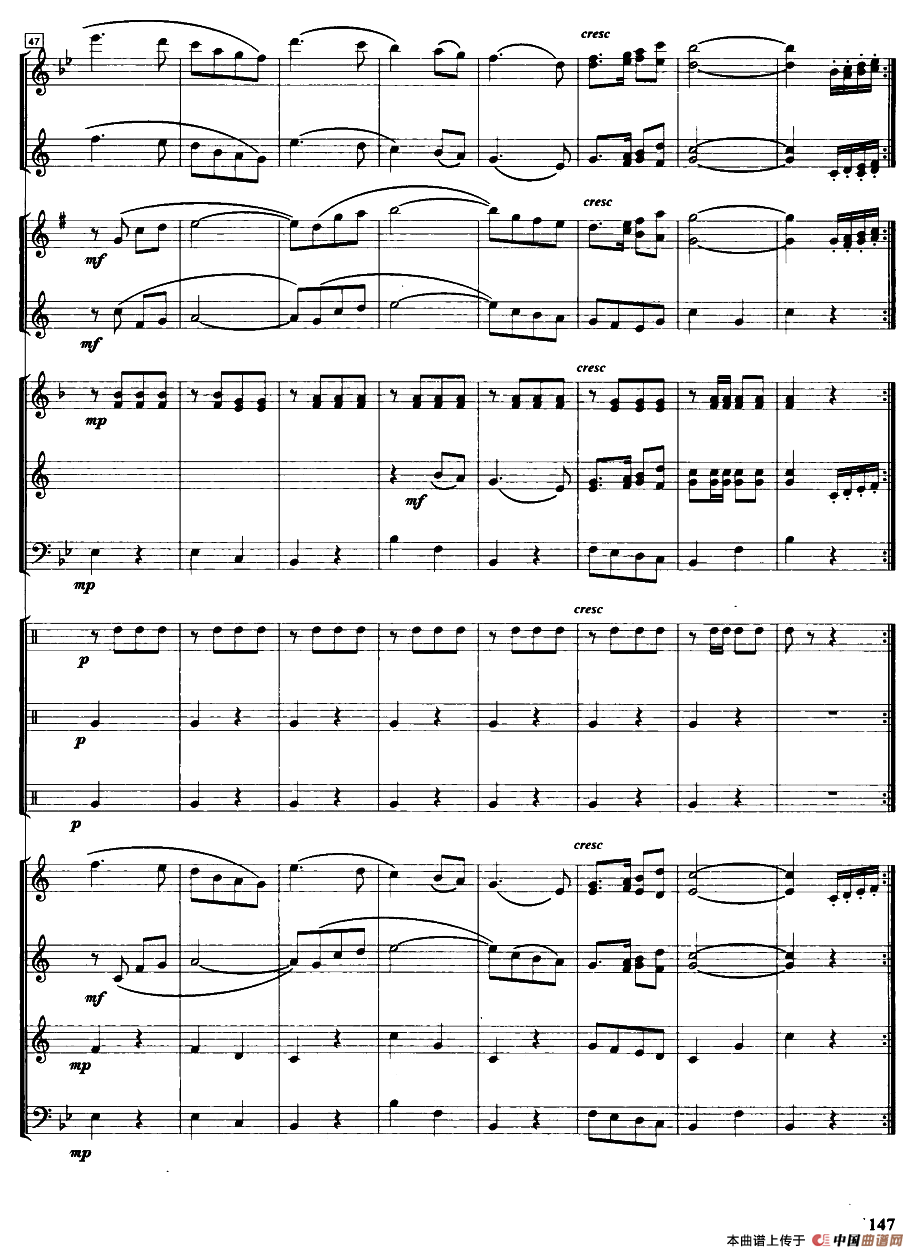 运动员进行曲（管乐队总谱）