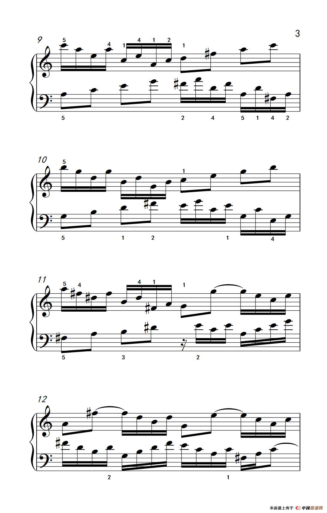 第五级 1.二部创意曲（中央音乐学院 钢琴（业余）考级教程 4-6级）