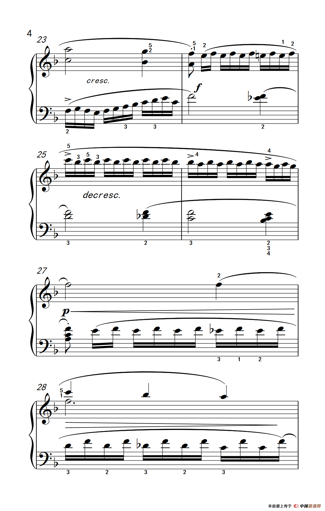 第五级 2.海湾帆船（中央音乐学院 钢琴（业余）考级教程 4-6级）