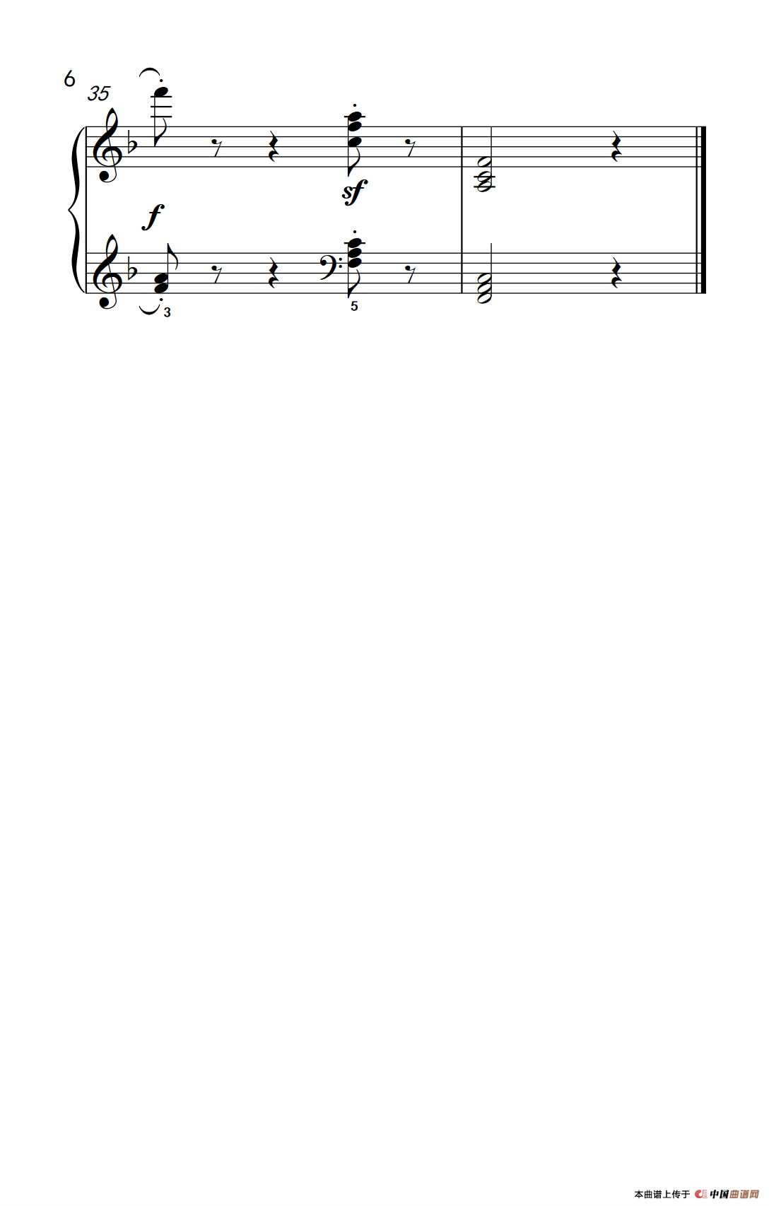 第五级 2.海湾帆船（中央音乐学院 钢琴（业余）考级教程 4-6级）