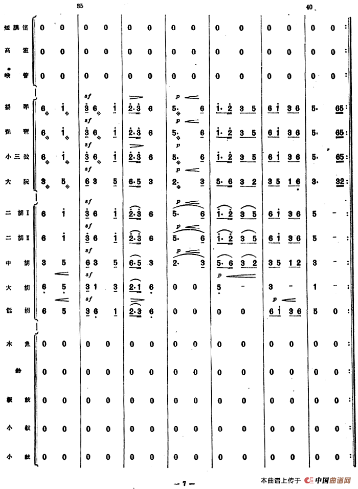 儿童舞曲（管弦乐总谱）
