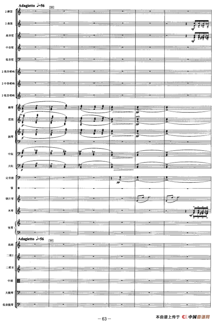 觅（选自舞剧《大漠孤烟直》第三幕）（管弦乐总谱）