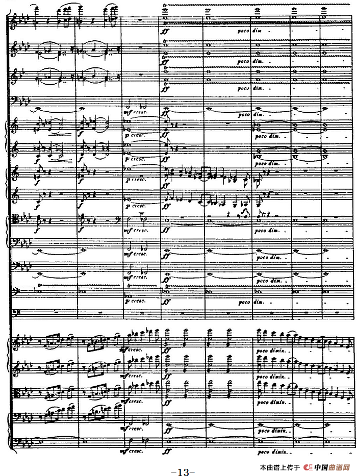 芬兰颂（管弦乐总谱）