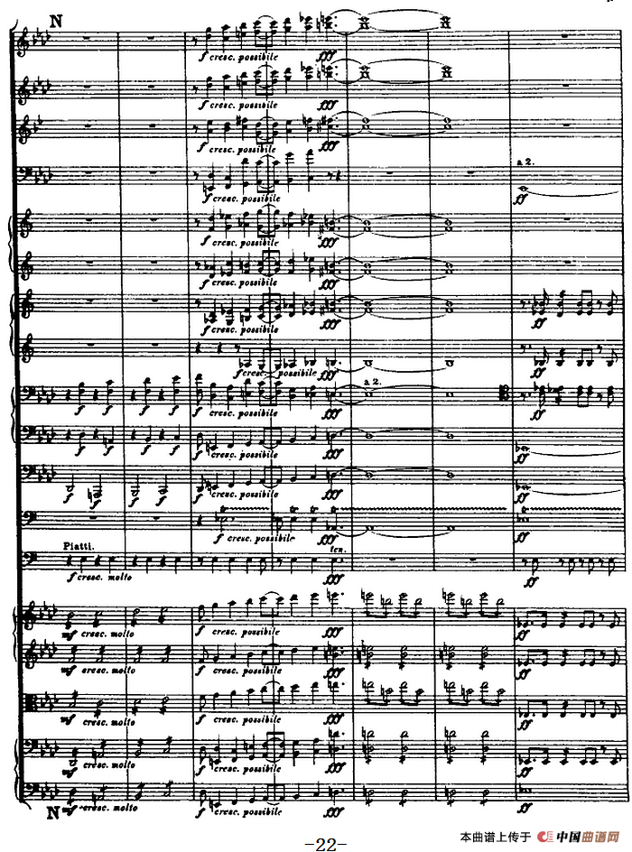 芬兰颂（管弦乐总谱）