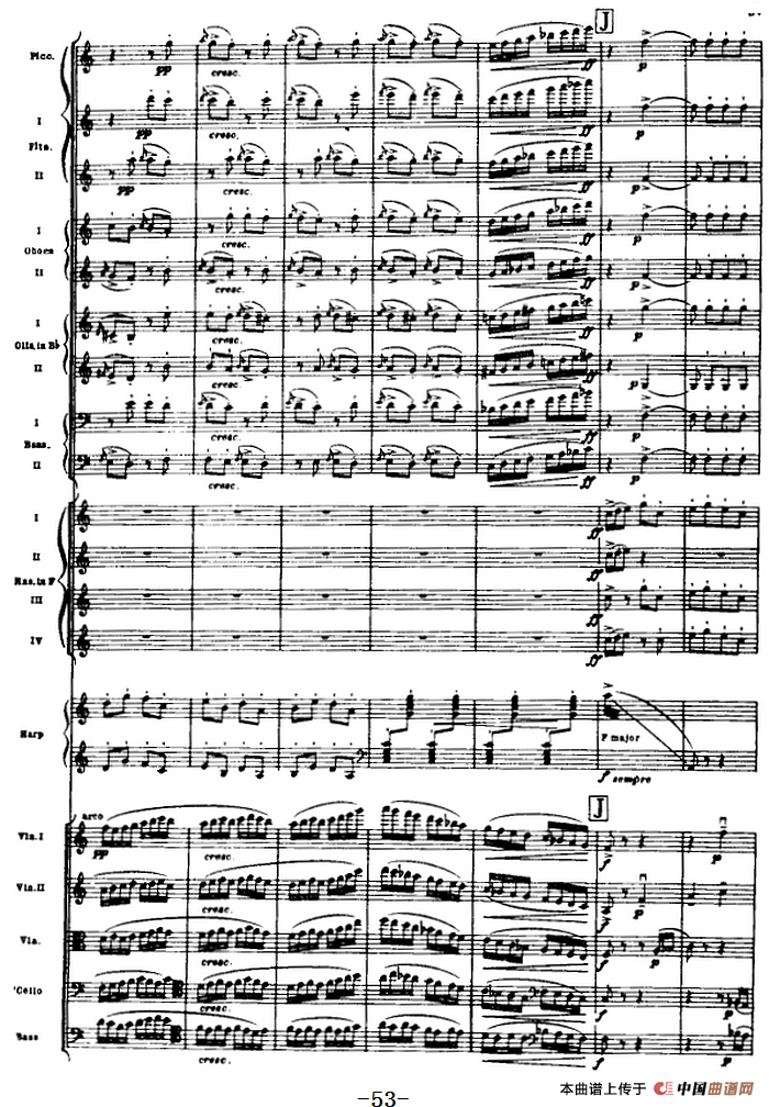 浦塞尔主题变奏与赋格曲（P31-P65）（管弦乐队总谱）