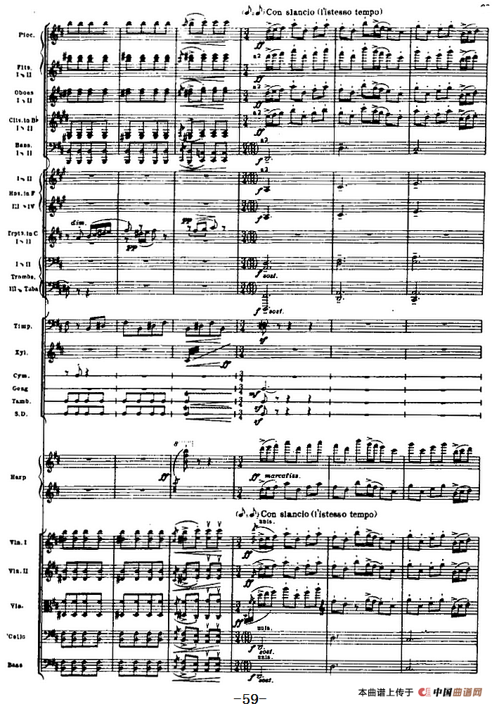 浦塞尔主题变奏与赋格曲（P31-P65）（管弦乐队总谱）