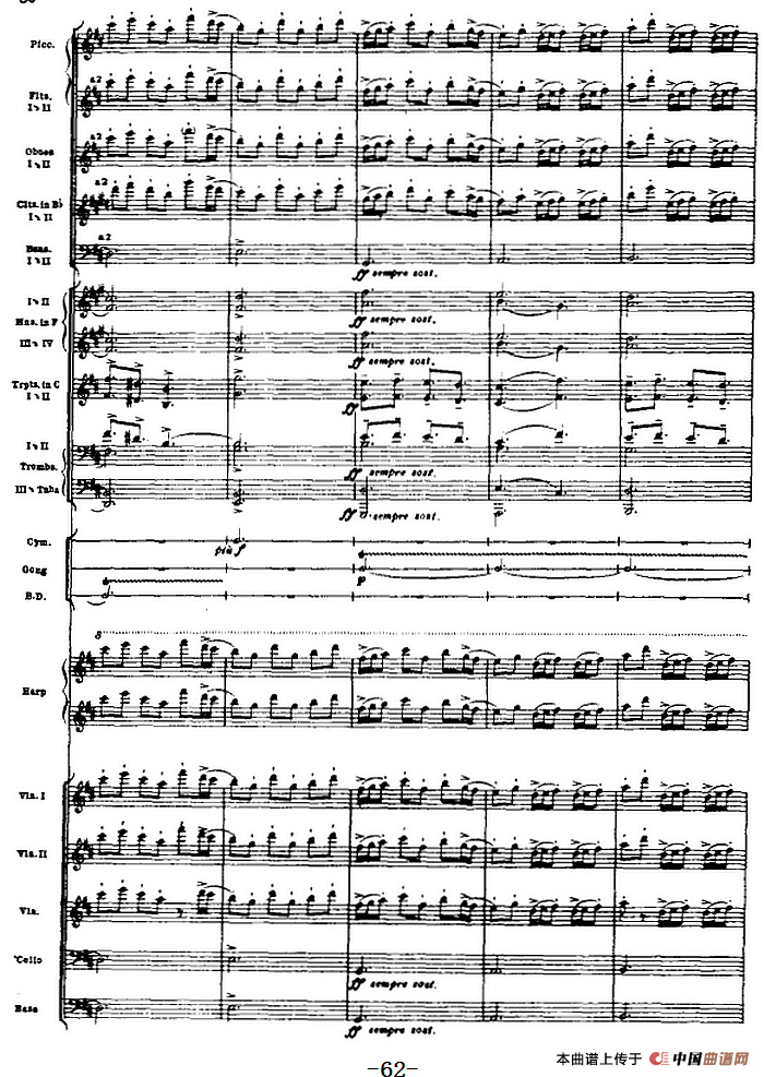 浦塞尔主题变奏与赋格曲（P31-P65）（管弦乐队总谱）