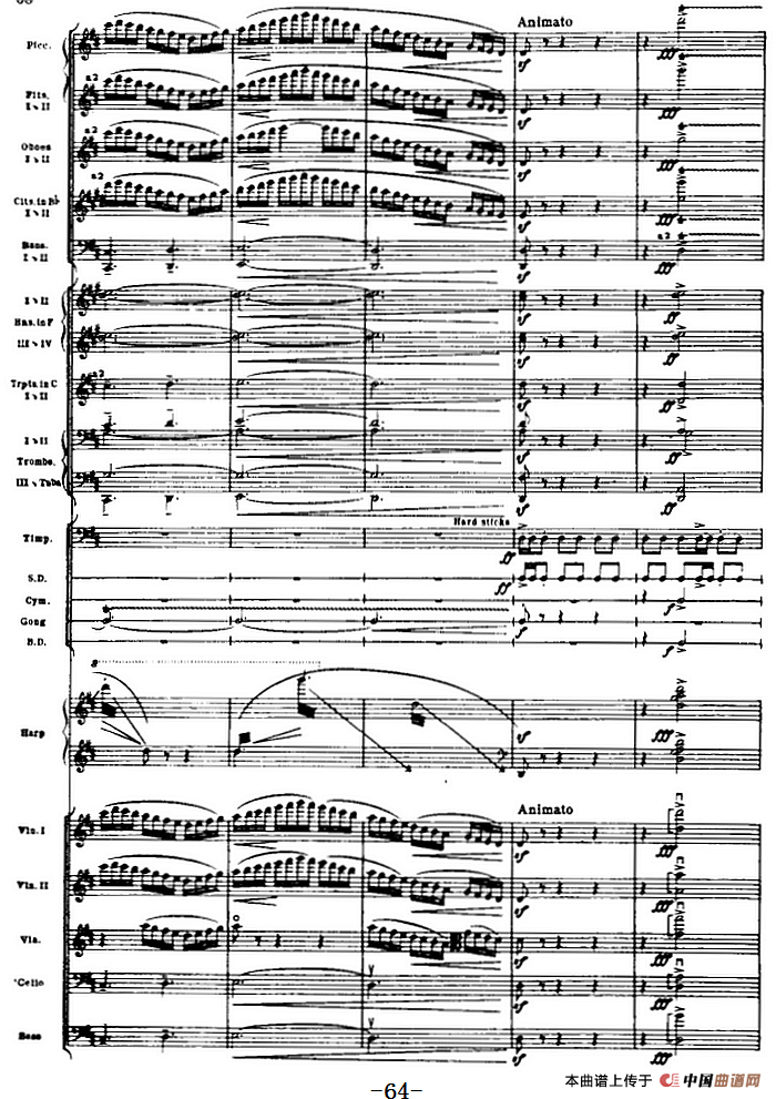 浦塞尔主题变奏与赋格曲（P31-P65）（管弦乐队总谱）