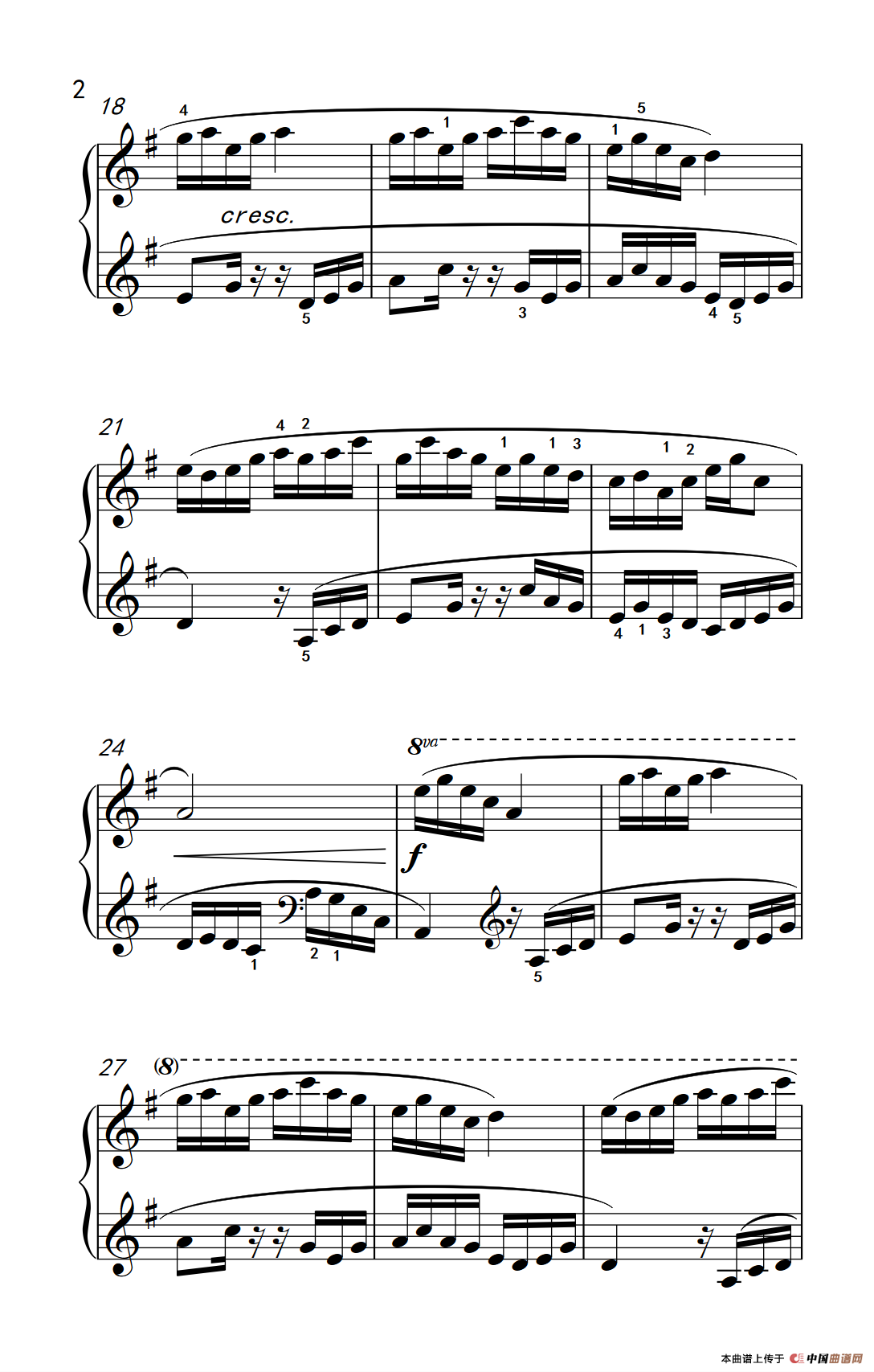 第四级 3.听妈妈讲故事（中央音乐学院 钢琴（业余）考级教程 4-6级）