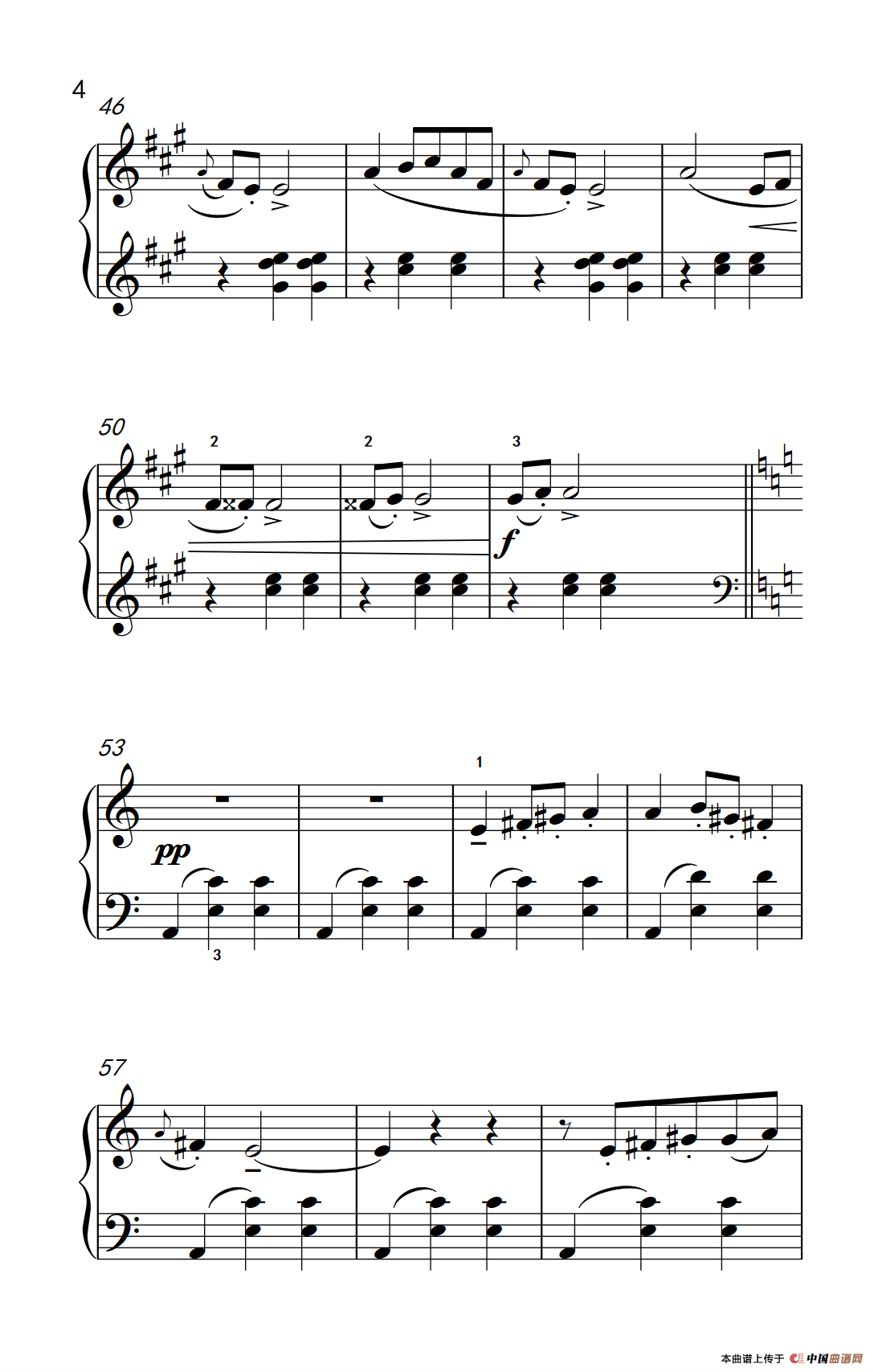 第四级 2.圆舞曲（中央音乐学院 钢琴（业余）考级教程 4-6级）