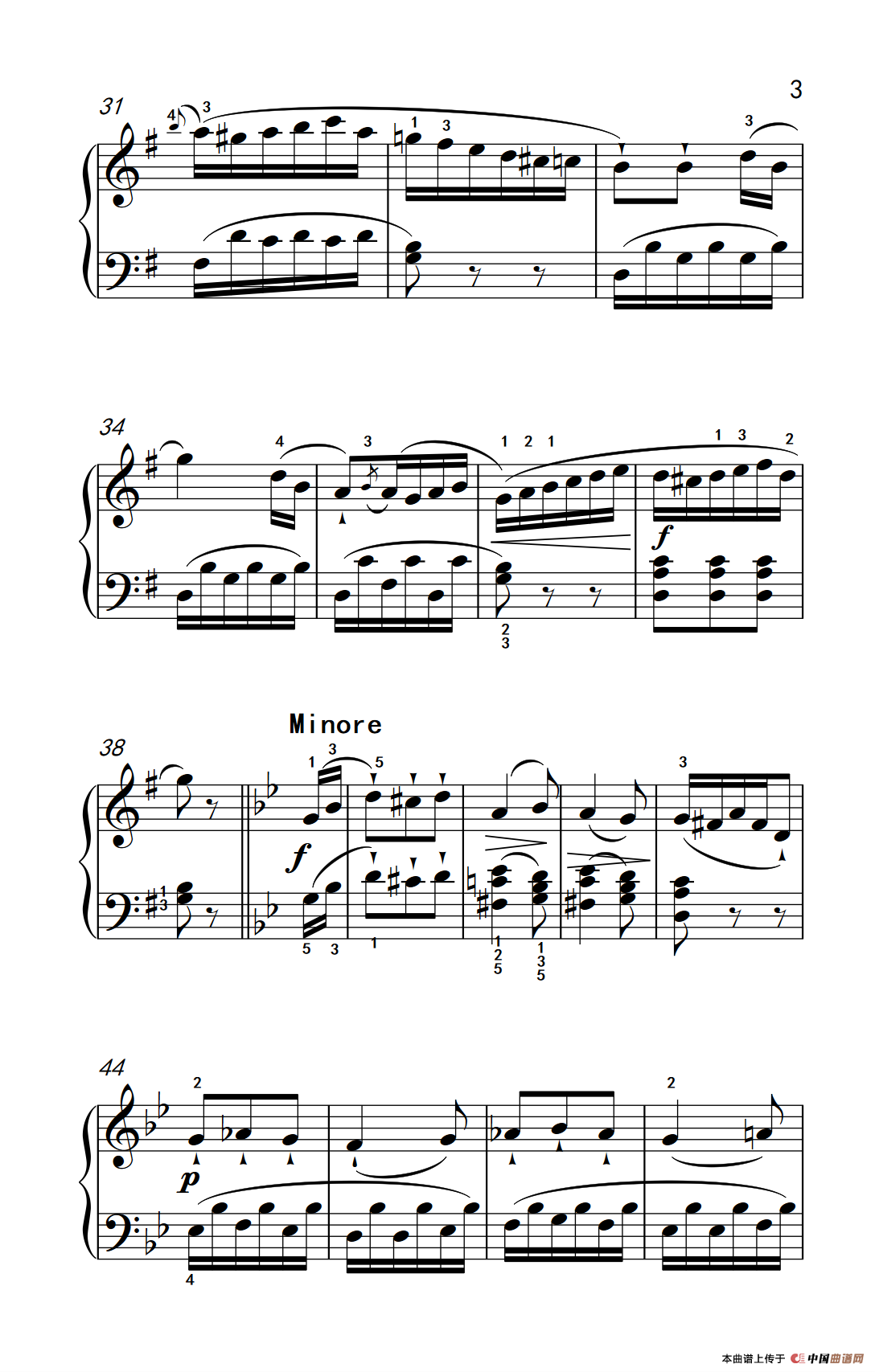 第四级 2.回旋曲（中央音乐学院 钢琴（业余）考级教程 4-6级）