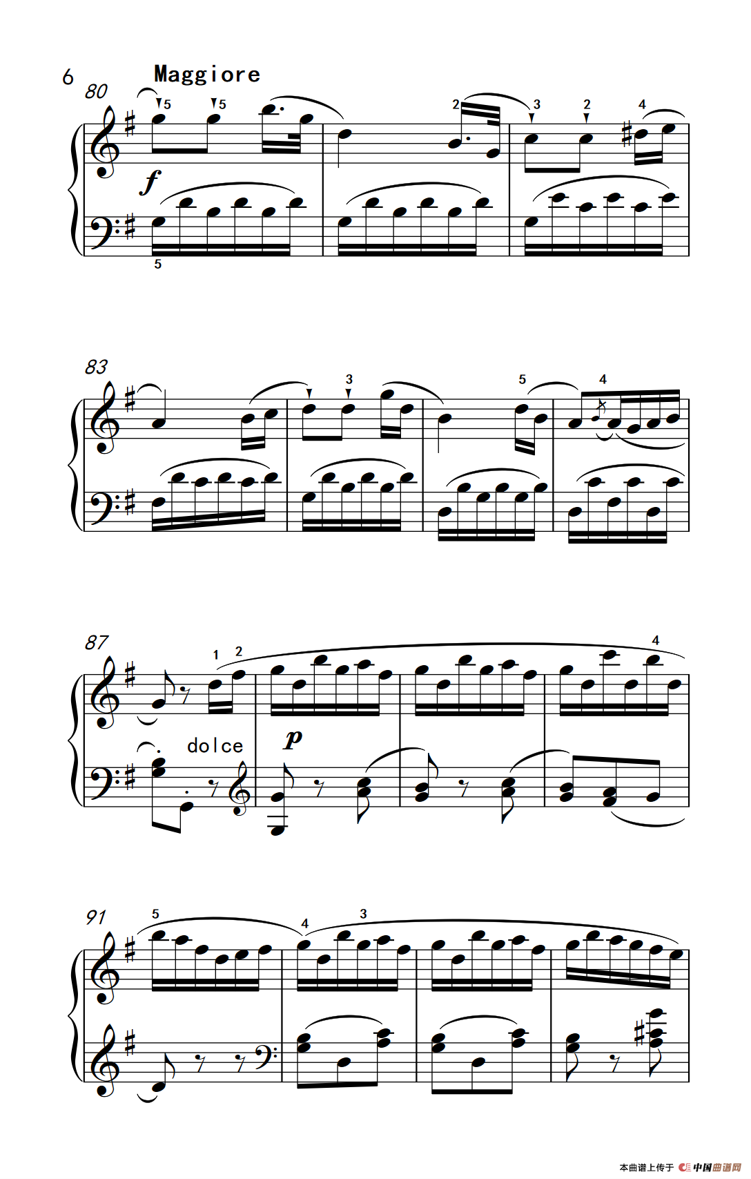 第四级 2.回旋曲（中央音乐学院 钢琴（业余）考级教程 4-6级）