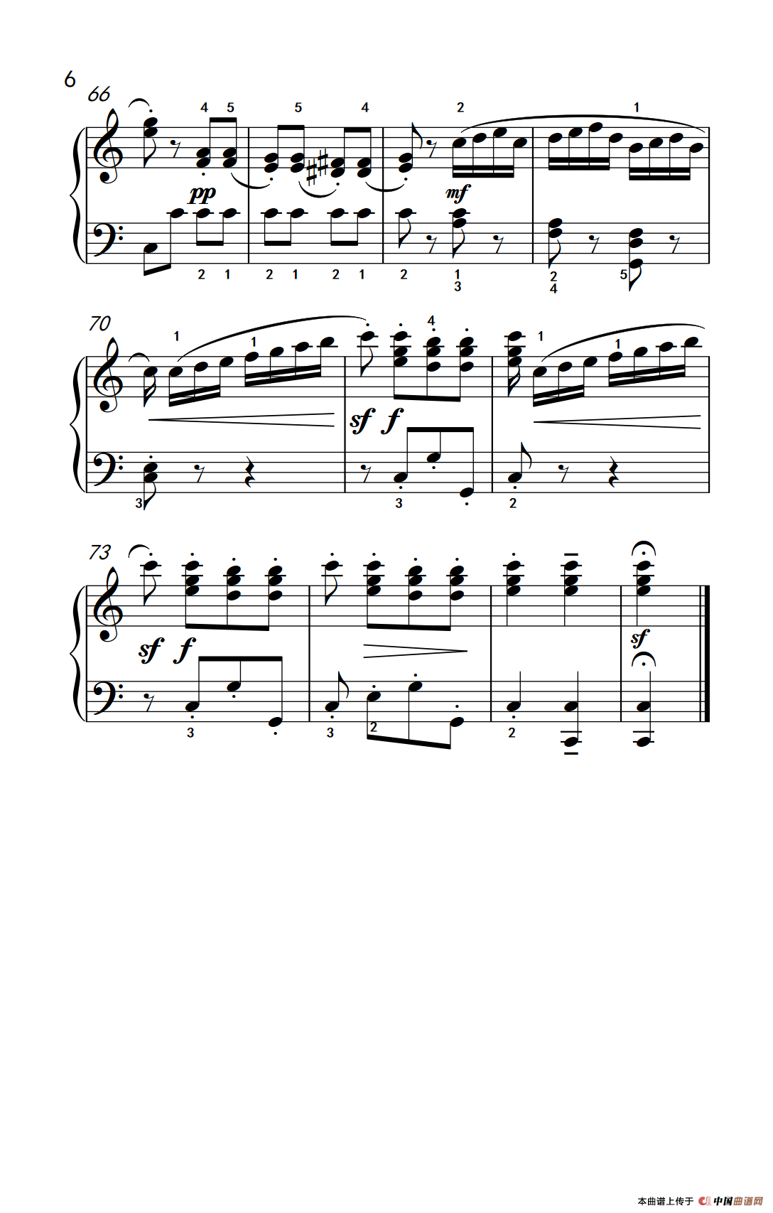 第四级 1.回旋曲（中央音乐学院 钢琴（业余）考级教程 4-6级）