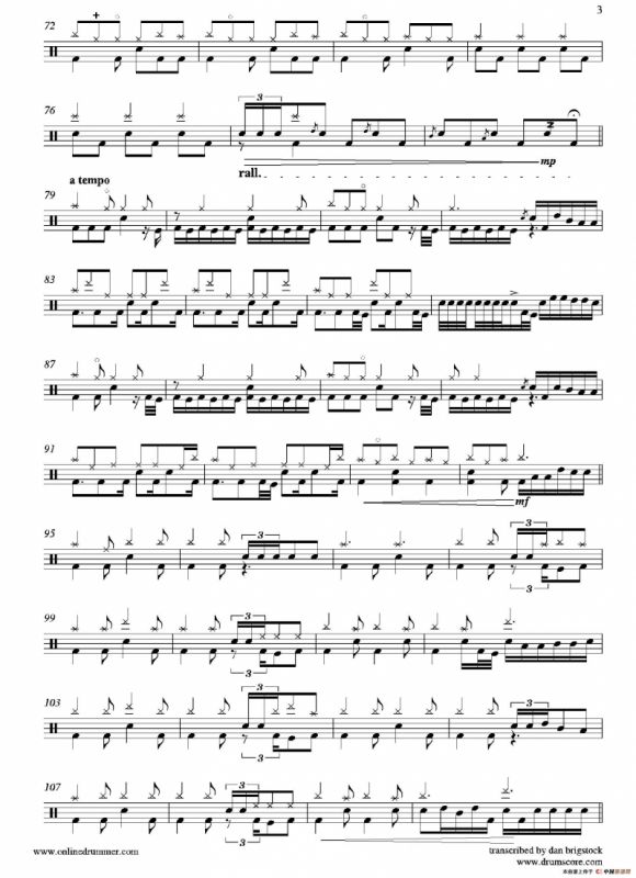 Waltz Of The Flowers.pdf（鼓谱）