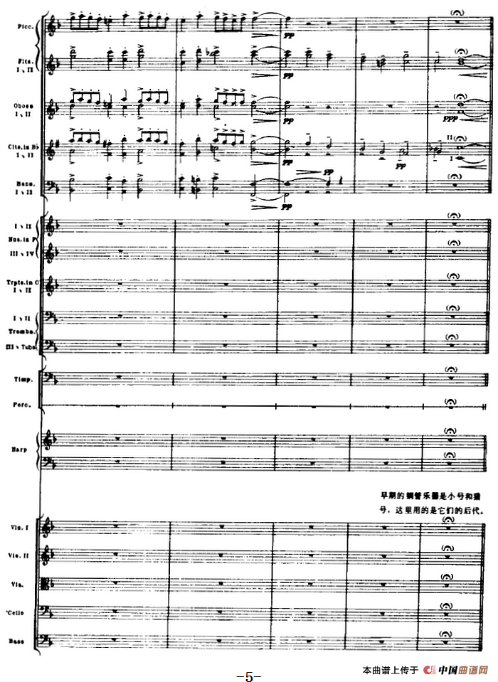 浦塞尔主题变奏与赋格曲（P1-P30）（管弦乐队总谱）