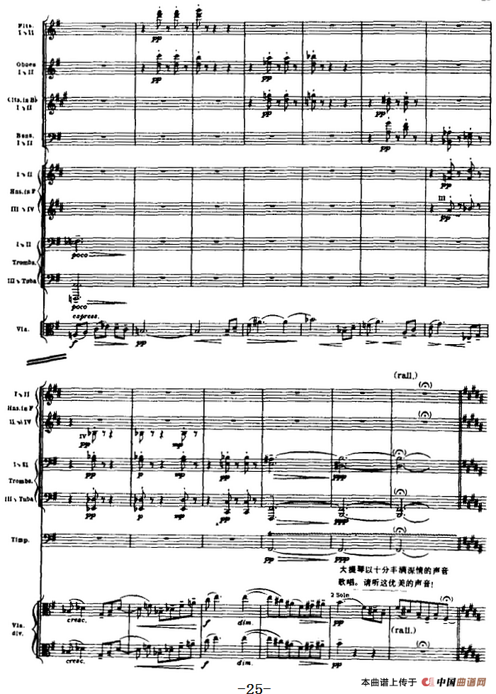 浦塞尔主题变奏与赋格曲（P1-P30）（管弦乐队总谱）