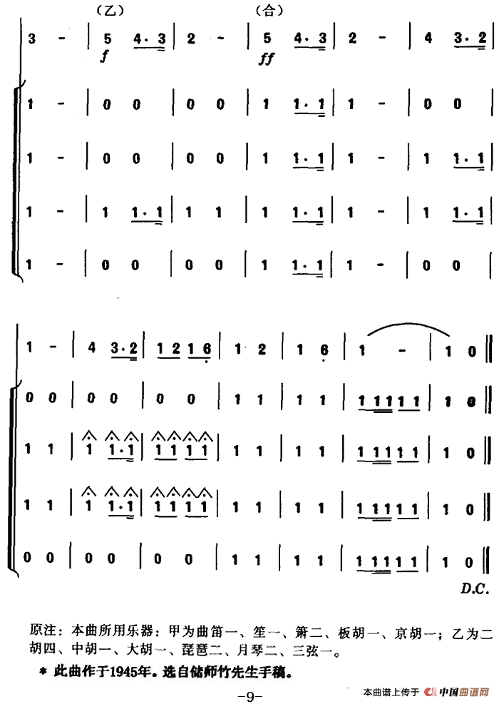 胜利行进曲（民乐合奏）