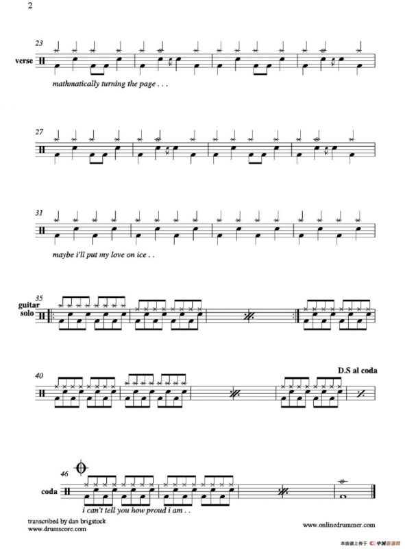 Black Math（鼓谱）