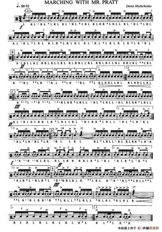 超正规军鼓独奏练习（8）