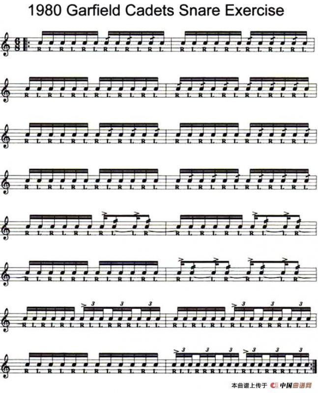 超正规军鼓独奏练习（6）