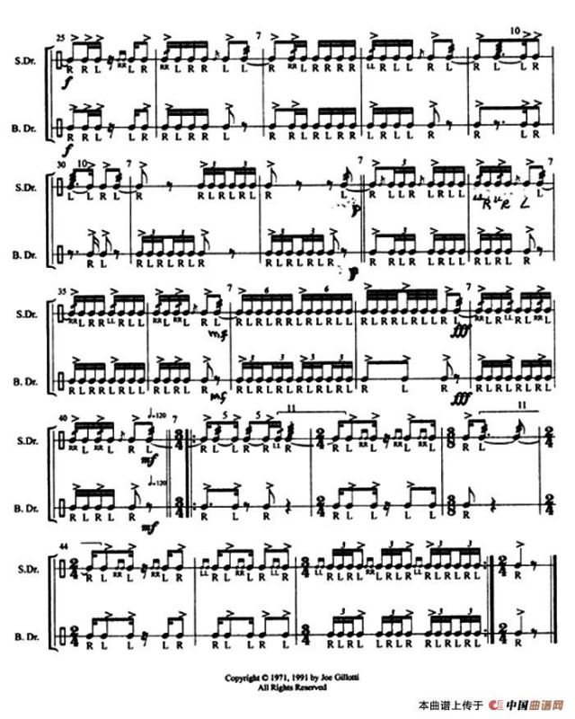 超正规军鼓独奏练习（4）