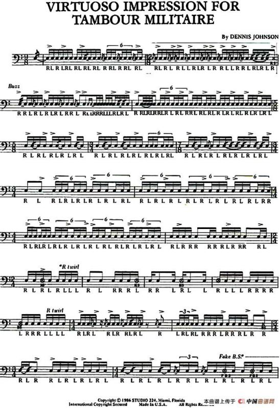 超正规军鼓独奏练习（1）