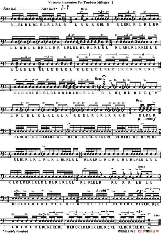 超正规军鼓独奏练习（1）