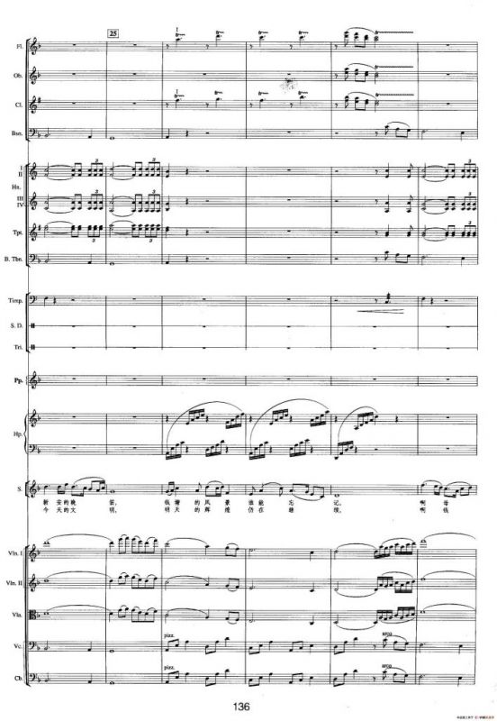 钱塘江- 四.第三乐章 4.我的钱塘（总谱）