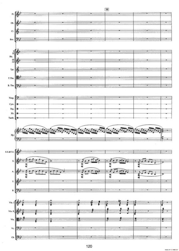 钱塘江-四.第三乐章3.人间天堂（总谱）