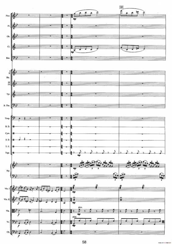 钱塘江-三.第二乐章1.第一前奏曲（总谱）