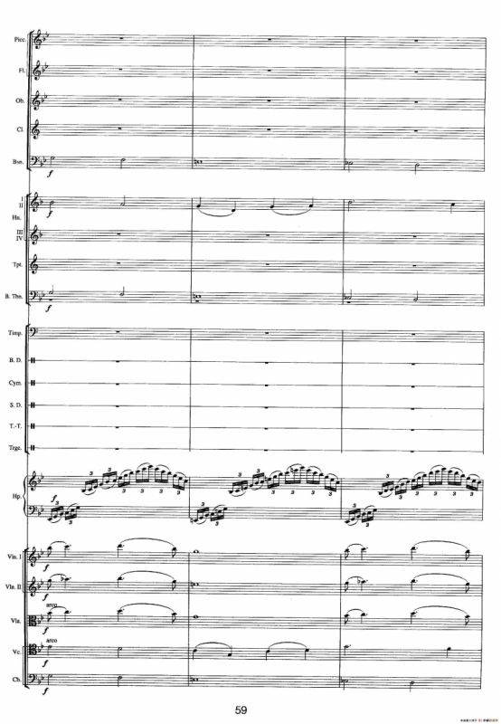 钱塘江-三.第二乐章1.第一前奏曲（总谱）