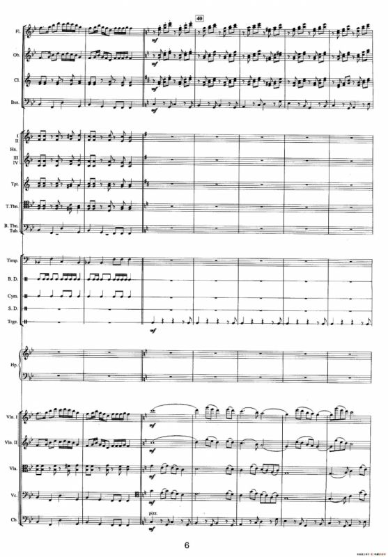 钱塘江-一.序曲（总谱）