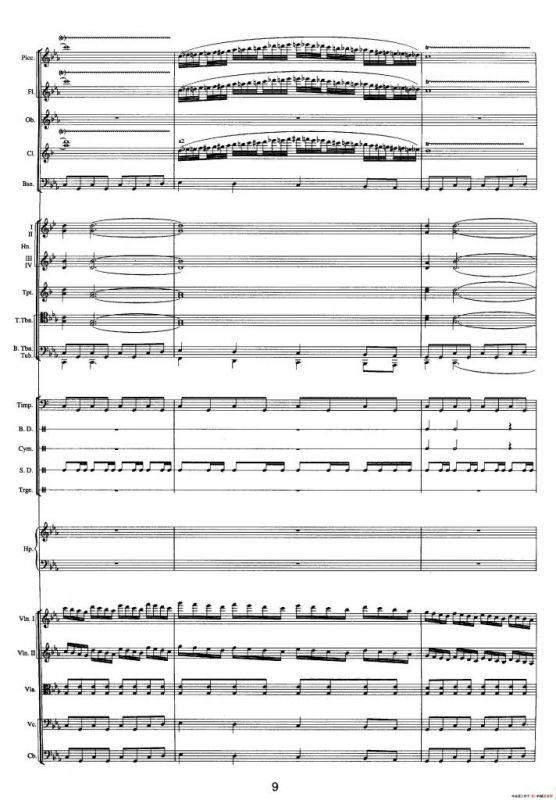 钱塘江-一.序曲（总谱）