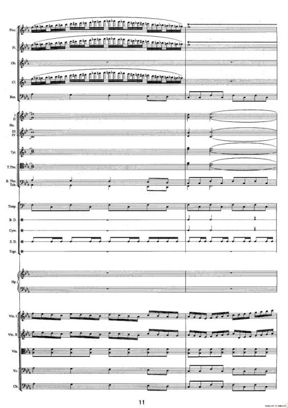 钱塘江-一.序曲（总谱）