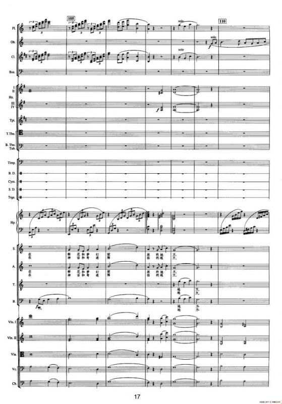 钱塘江-一.序曲（总谱）