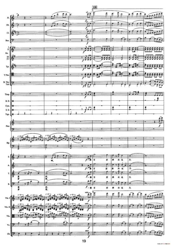 钱塘江-一.序曲（总谱）