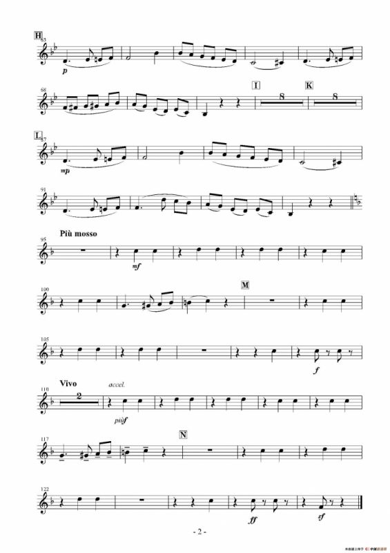 Haruka naru Warutsu（木管四重奏Horn分谱）