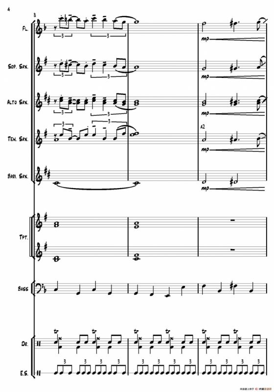 Hello（爵士乐团总谱）