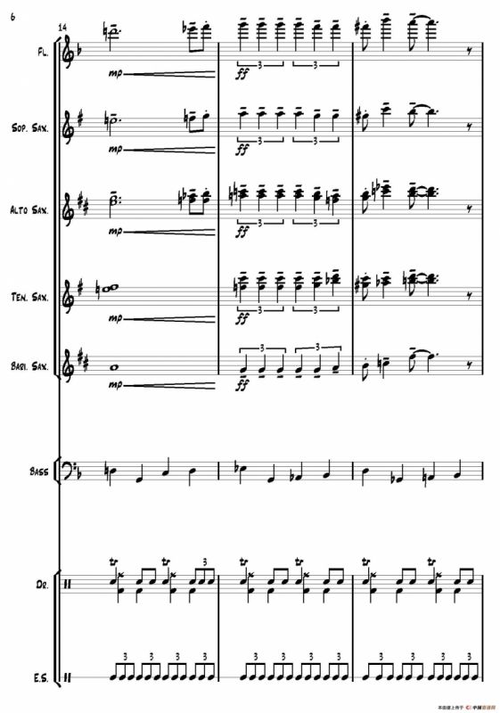 Hello（爵士乐团总谱）