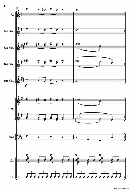 Hello（爵士乐团总谱）