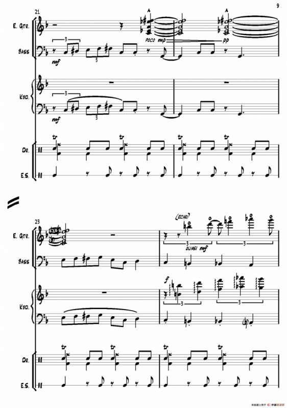 Hello（爵士乐团总谱）