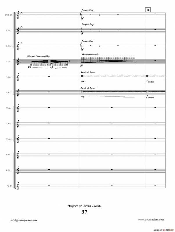 Ingravity（第四乐章）（总谱）