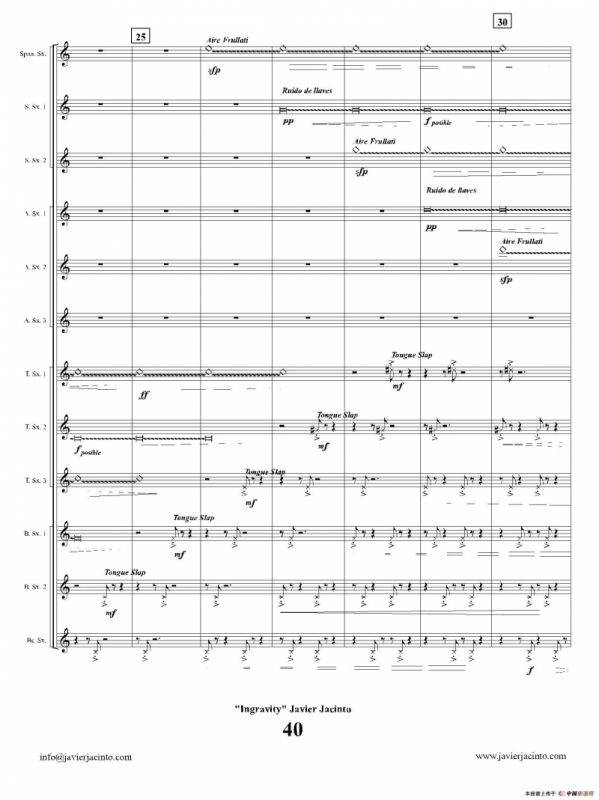 Ingravity（第四乐章）（总谱）