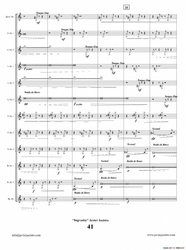 Ingravity（第四乐章）（总谱）