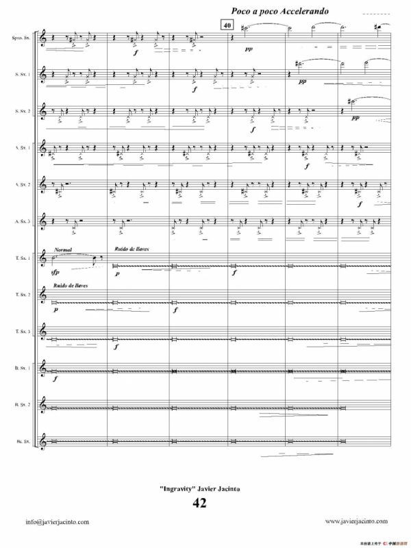 Ingravity（第四乐章）（总谱）