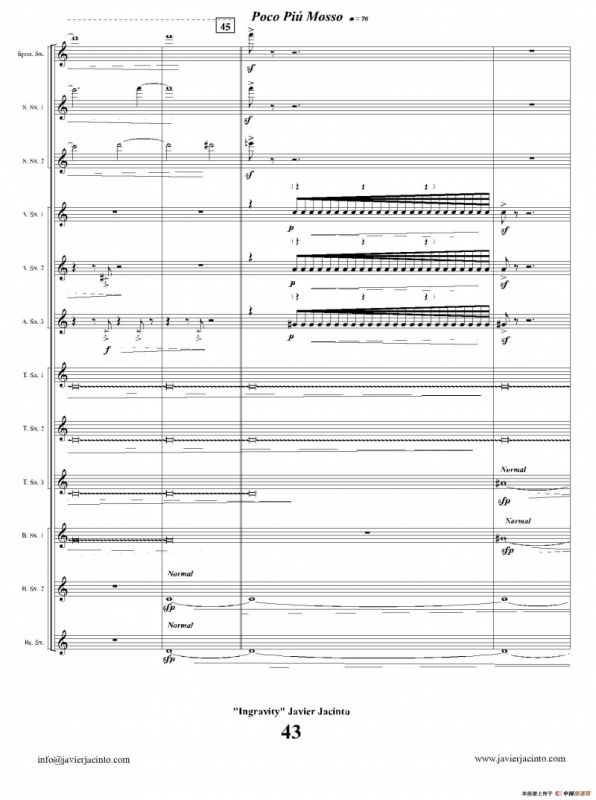 Ingravity（第四乐章）（总谱）