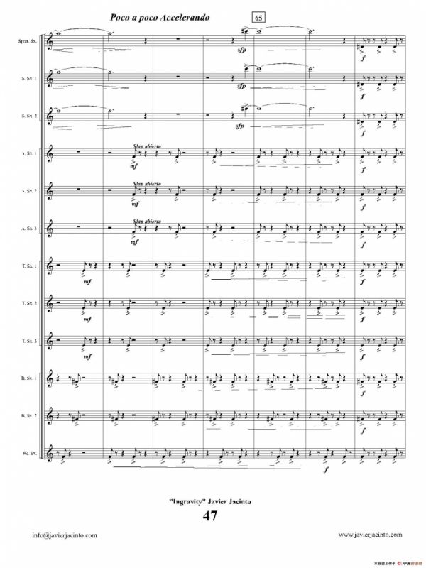 Ingravity（第四乐章）（总谱）