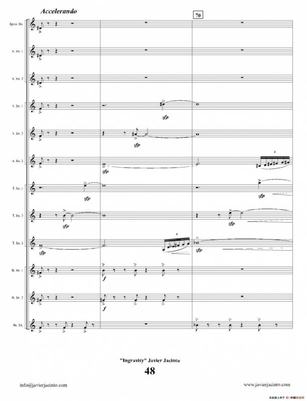 Ingravity（第四乐章）（总谱）