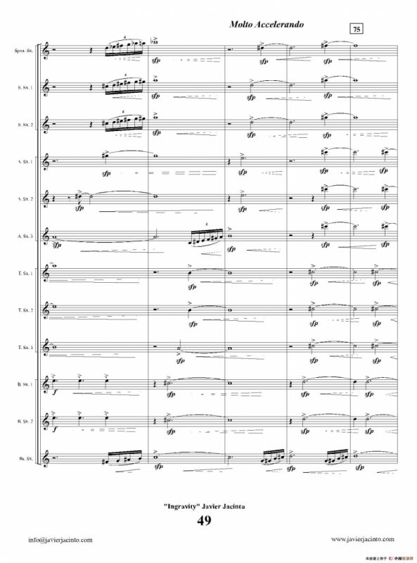 Ingravity（第四乐章）（总谱）